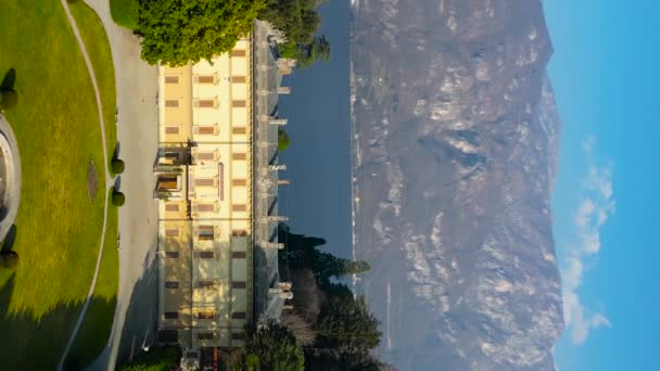 Luxueuse Villa Historique Sur Les Rives Lac Côme Bellagio Italie — Video