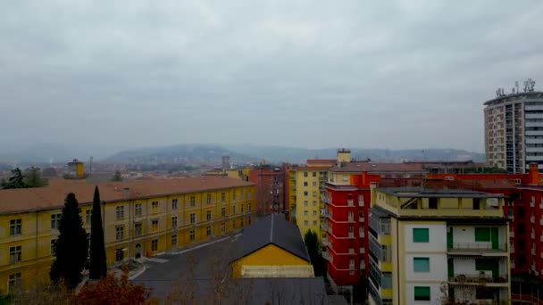 日落时俯瞰浪漫的维罗纳城 意大利威尼托地区 2024年1月11日高质量的4K镜头 — 图库视频影像