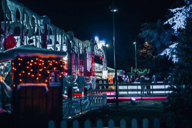  Noel Köyü Milan, İtalya 05.01.2024. Yüksek kalite fotoğraf