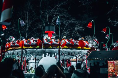 Noel Köyü Milano, İtalya 04.01.2024. Yüksek kalite fotoğraf