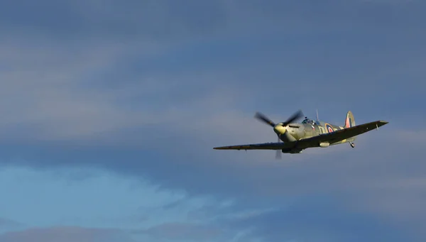 Ickwell Bedfordshire Inglaterra Septiembre 2020 Vintage Supermarine Spitfire Aw11 Ar501 — Foto de Stock