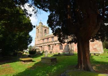 Wrenbury Cheshire 'daki St. Margaret Kilisesi.