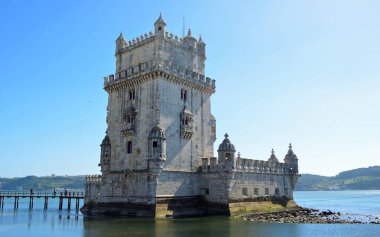 Torre de Belem Lizbon 'daki tarihi kalede