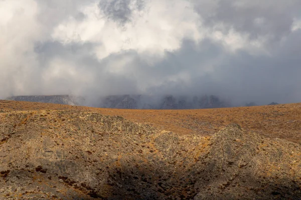 Negev Çölü Nün Dağlarının Güzel Manzarası — Stok fotoğraf