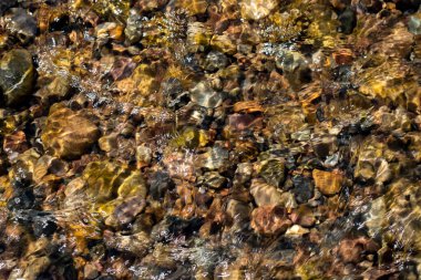 Doğal arka planı olan deniz suyu