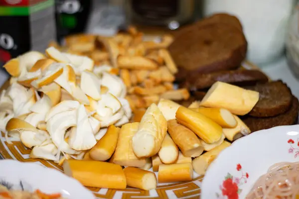 Lezzetli yemekler, seçici odaklanma.