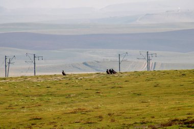 Dağlardaki bir dağ manzarası