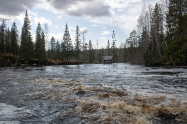 Dağların güzel manzarası.