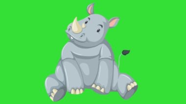 Speech bubble for text, pop up text box, message box cartoon animated icon. Speech bubble on Green Screen. Bubble style talk sign symbol with green screen template for explanation video. Royalty free