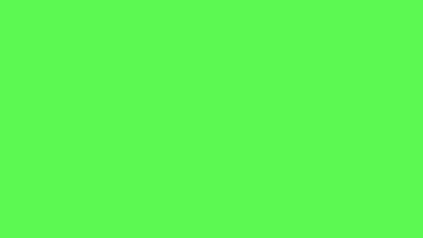 简单多彩的过渡动画 在绿色荧幕的关键背景上 现代的黑暗圆形形状在垂直方向上发生了转变 开放和封闭的过渡 快门过渡 高质量的 — 图库视频影像