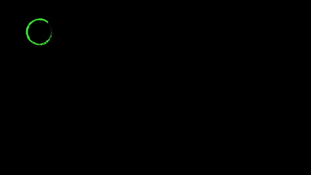 Анимированный Зеленый Галочку Галочку Знак Квадратный Чекбокс Прозрачным Фоном Пустым — стоковое видео