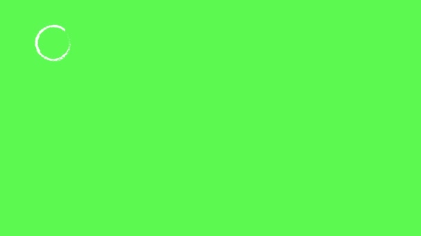 Sinal Marca Seleção Verde Animado Caixa Seleção Quadrada Com Fundo — Vídeo de Stock