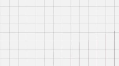 Izgara çizgilerinde kırmızı çizgilerin canlandırıldığı siyah çizgilerle canlandırılmış Kağıt Doku ve Grafik Kağıt Arkaplanı. Sunumlarınız için arkaplan animasyonu, bilgi grafikleri, grafikler, grafikler, diyagramlar. 4k