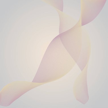 Beyaz ve gri arkaplanda soyut, renkli, pürüzsüz bir dalga. Eğimli eğimli tasarım ya da dalgalı çizgiler, kartvizitler, broşürler, posterler, kapaklar için şablonlar. Düzenlenebilir. EPS 10