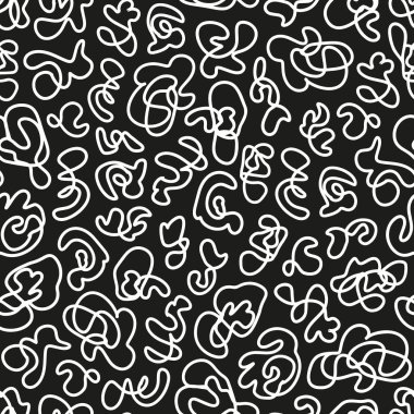 Soyut Tek Renkli Vektör Kusursuz Desen