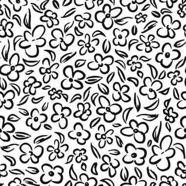 Çiçeklerle kusursuz desen