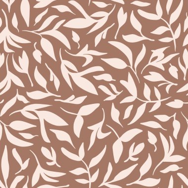 Soyut el çizimleri ile kusursuz desen