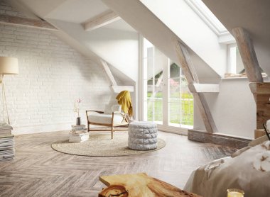 Chambre Yetişkin avec tasarımı içmimarisi