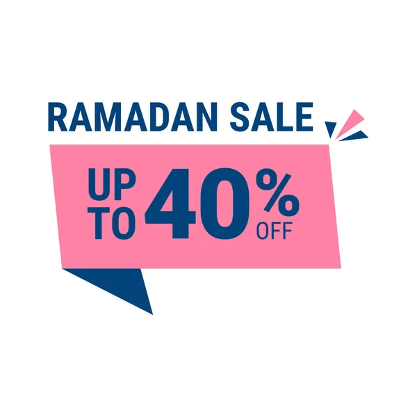 Ramadan Super Sale Get Dotted Background Banner — Stock Vector