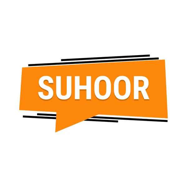 Suhoor Essentials Tips Och Tricks För Hälsosam Ramadan Orange Vektor — Stock vektor