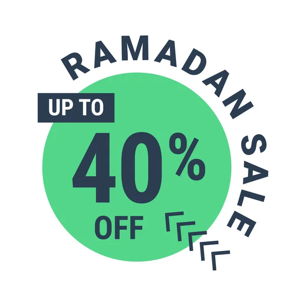 Ramadan Super Vendita Ottenere Fino Fuori Sfondo Punteggiato Banner — Vettoriale Stock