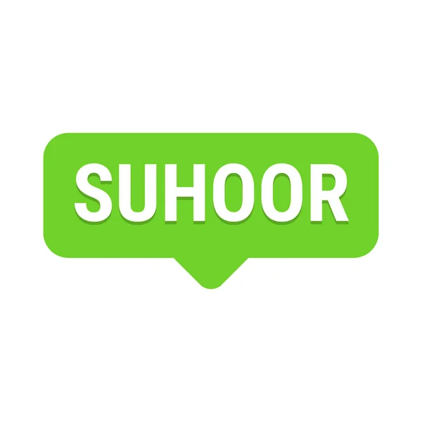 Suhoor Essentials Tips Trucs Voor Een Gezonde Ramadan Groene Vector — Stockvector