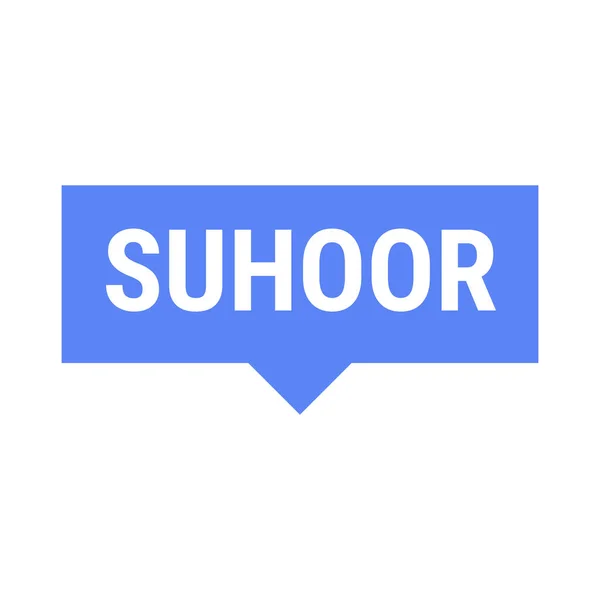Suhoor Essentials Tips Och Tricks För Hälsosam Ramadan Blå Vektor — Stock vektor