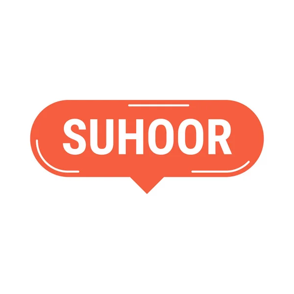 Suhoor Essentials Tips Trucs Voor Een Gezonde Ramadan Rode Vector — Stockvector