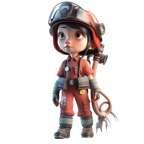 Heroico Resiliente Bombeiro Mulheres Valioso Duradouro Personagens Para Indústria Combate — Fotografia de Stock