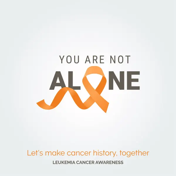 Strålningsresistens Leukemi Cancer Awareness Drive — Stock vektor