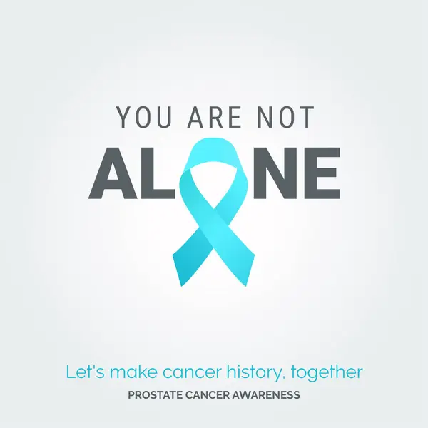 Designa Ett Botemedel Kampanj För Att Öka Medvetenheten Prostatacancer — Stock vektor