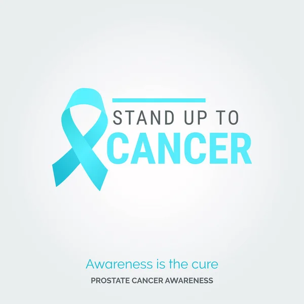 Espoir Artistique Initiative Sensibilisation Cancer Prostate — Image vectorielle