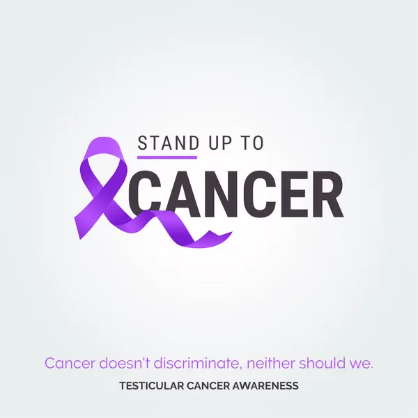 Artistry Cause Testicular Cancer Awareness — Stock Vector