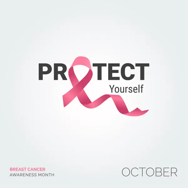Ελπίδα Ανθίζει Ροζ Καρκίνος Του Μαστού Ευαισθητοποίηση — Διανυσματικό Αρχείο