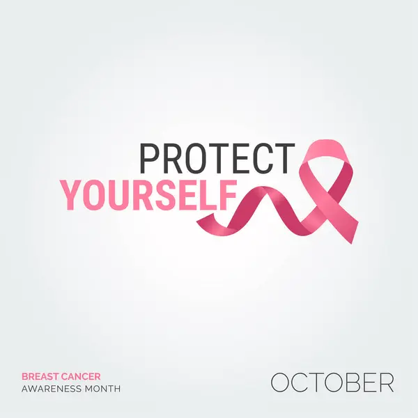 Ενότητα Για Pink Cure Σχεδιασμός Ευαισθητοποίησης Για Τον Καρκίνο Του — Διανυσματικό Αρχείο