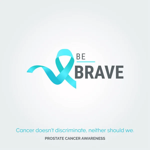 Hantverk Ett Botemedel Initiativet För Prostatacancer Med Vektorbakgrund — Stock vektor