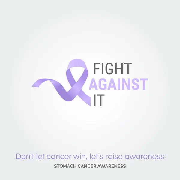 Ενωθείτε Για Ένα Σκοπό Διάνυσμα Υποβάθρου Ευαισθητοποίηση Καρκίνου Στομάχου — Διανυσματικό Αρχείο