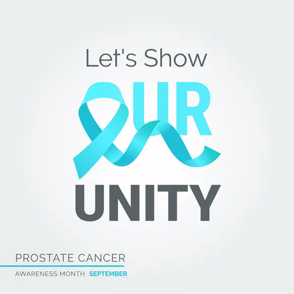 Hoffnung Gestalten Prostatakrebs Aufklärungskampagne — Stockvektor