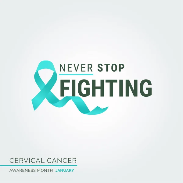 Belysa Vägen Till Hälsa Cervixcancer Medvetenhet Affischer Med Vektor Bakgrund — Stock vektor