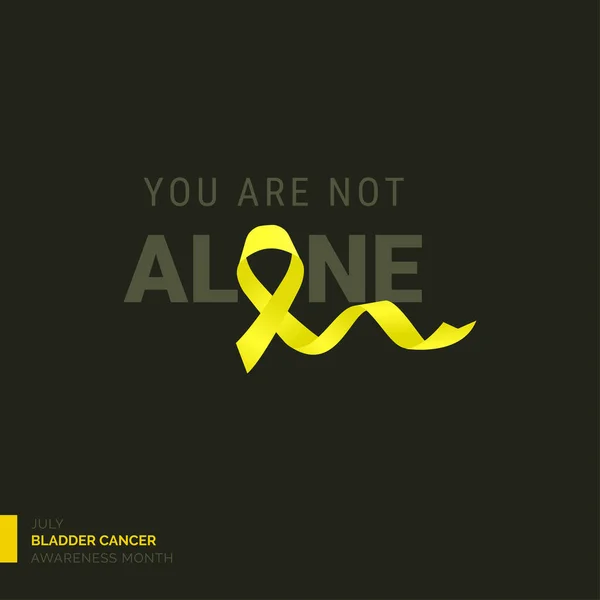 Courageous Hearts Strong Design Bladder Cancer Awareness — Stock Vector