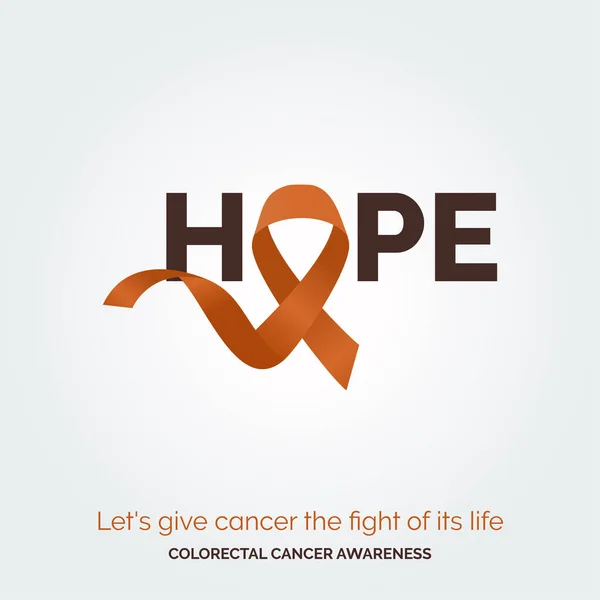 Affiches Campagne Triomphe Cancer Colorectal — Image vectorielle