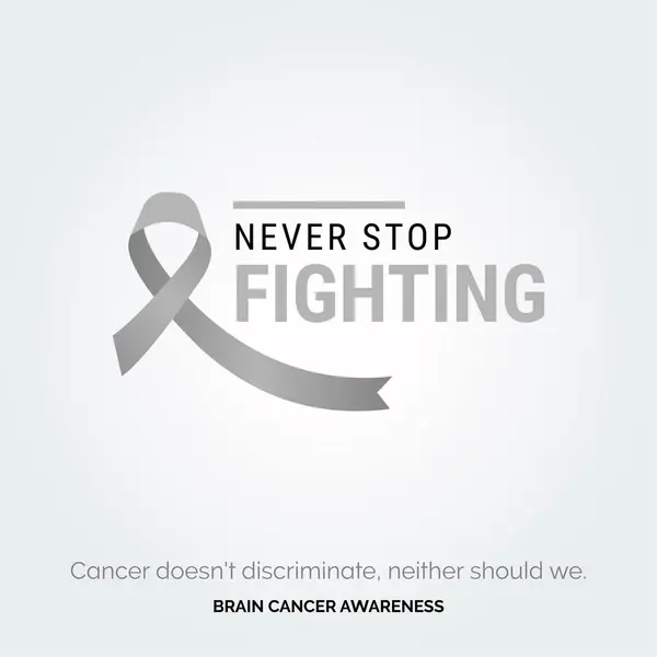 Unisciti Alla Creative Fight Brain Cancer Awareness — Vettoriale Stock