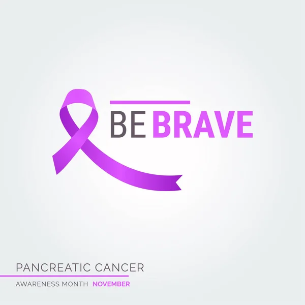 Hellsten Leuchtet Die Hoffnung Pankreas Gesundheitsbewusstsein Stockillustration