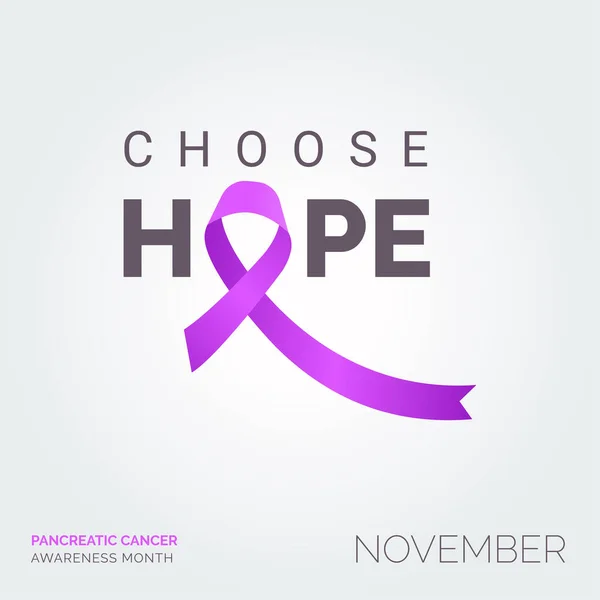 Empower Hope Raise Awareness Pancreatic Health Drive — Stock Vector