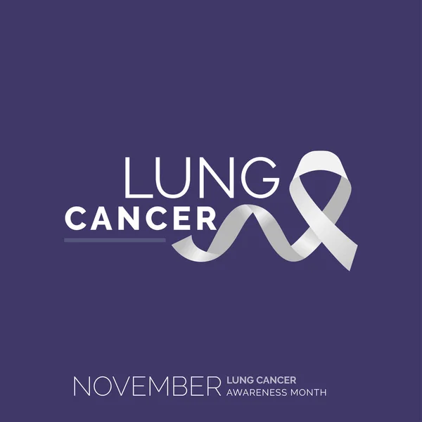 Conquérir Cancer Poumon Affiches Fond Vectorielles — Image vectorielle