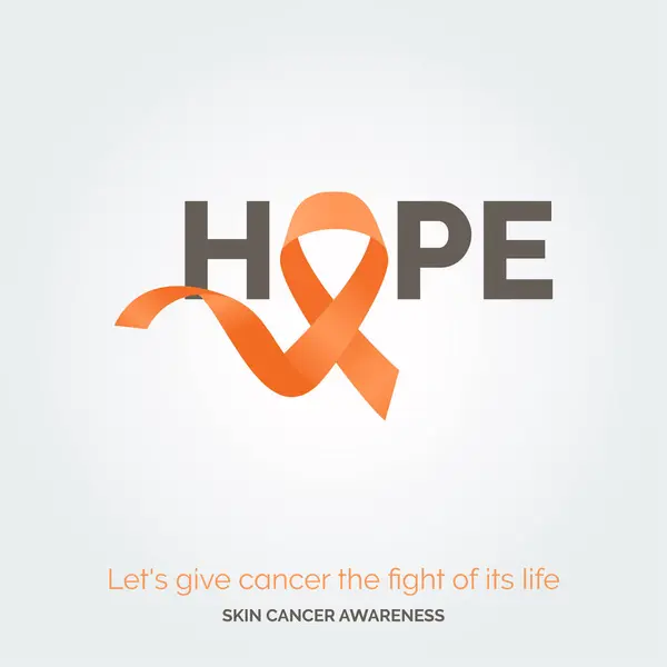 Triumf Nad Výzvou Rakoviny Kůže Plakáty Kampaně — Stockový vektor