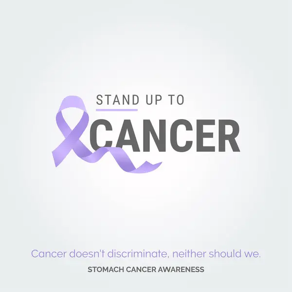 Art Pour Une Cause Sensibilisation Cancer Estomac — Image vectorielle