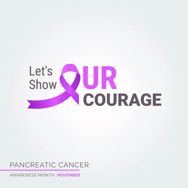 Habiliter Hope Sensibilisation Cancer Pancréas — Image vectorielle