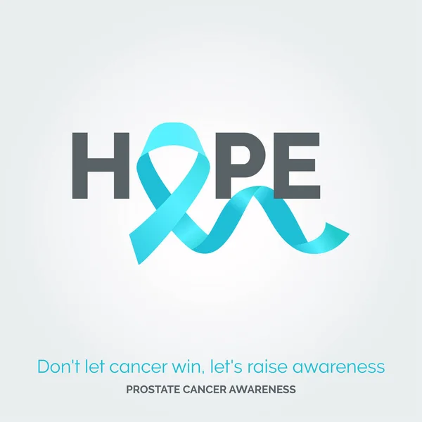 Triumf Nad Problémy Rakovinou Prostaty Informační Plakáty — Stockový vektor