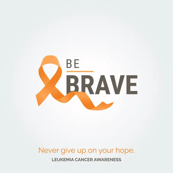 Championing Leukemia Wellness Awareness Posters — Stock Vector